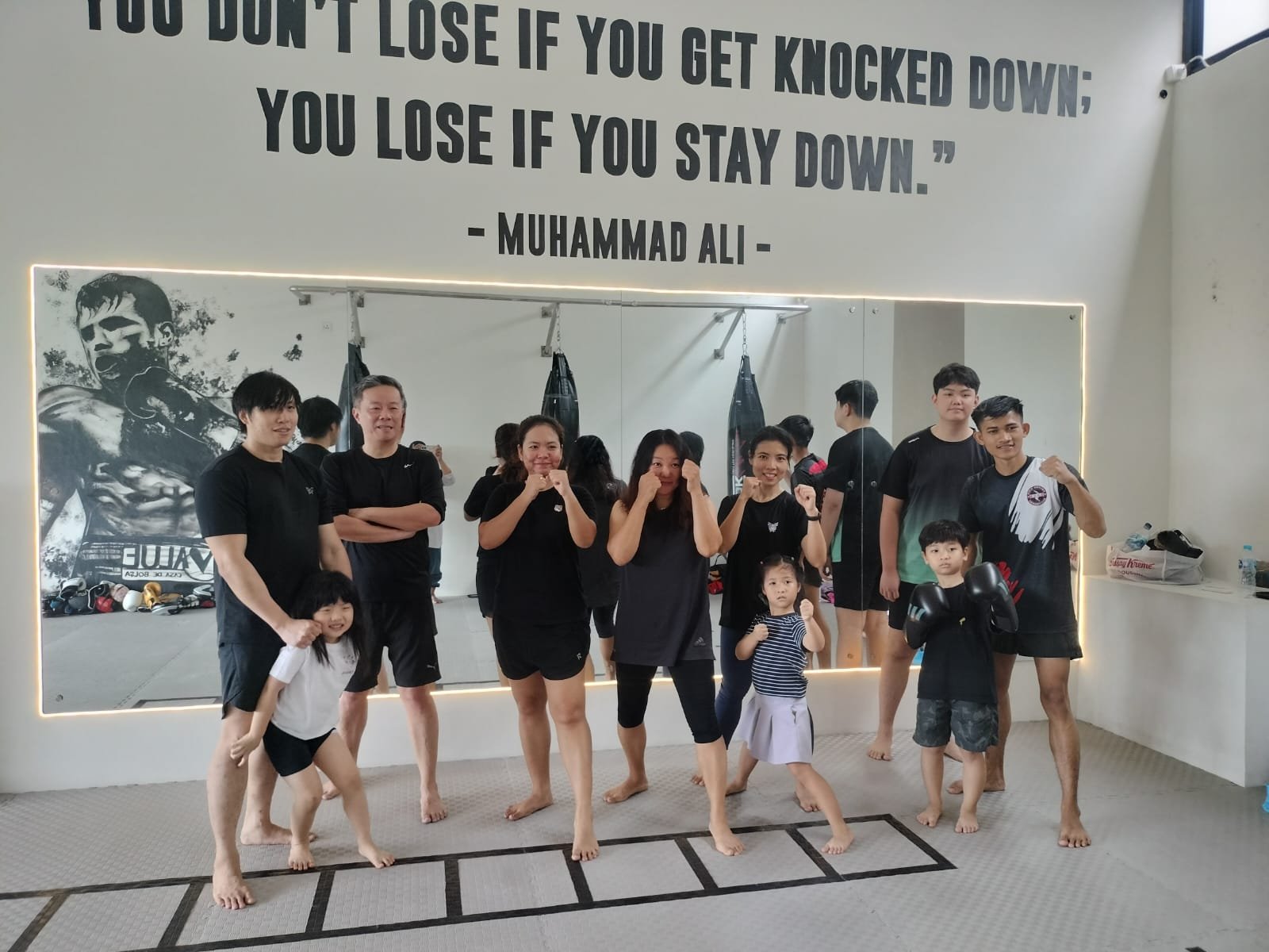 Kids class with coach